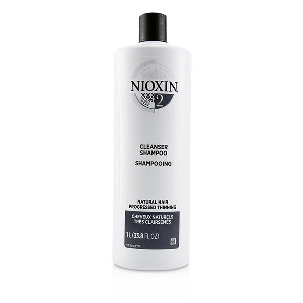 Nioxin Derma Purifying System 2 Cleanser Shampoo Natural Hair Progressed Thinning 1000Ml