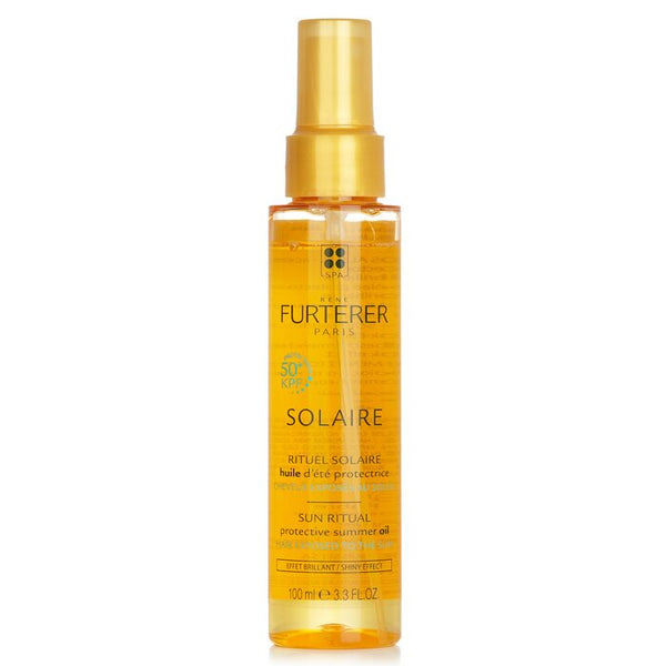 Rene Furterer Solaire Sun Ritual Protective Summer Oil Shiny Effect Hair Exposed To The Sun 100Ml