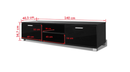 Tv Cabinet High Gloss Black