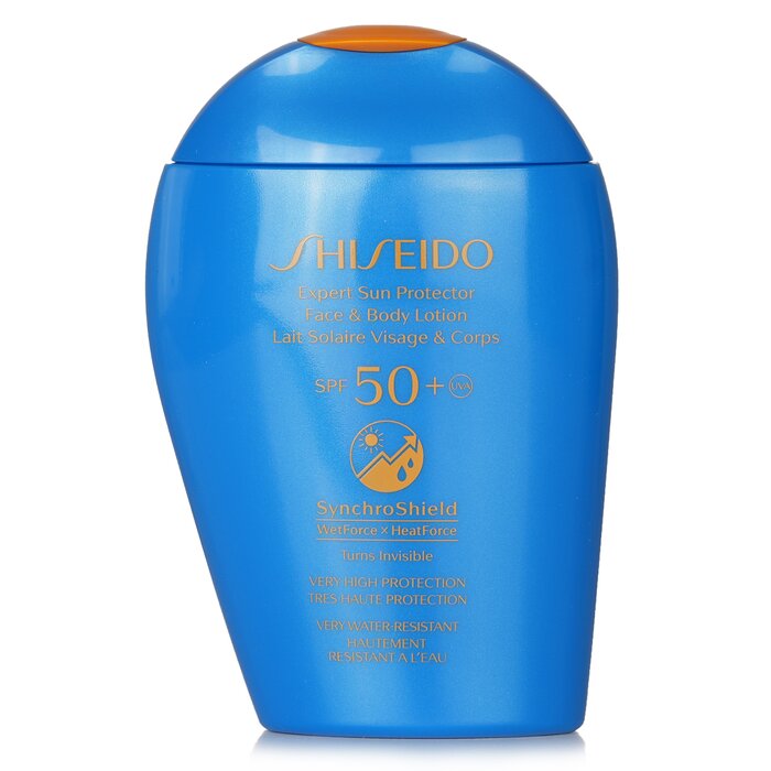 Shiseido Expert Sun Protector Spf 50 Plus Uva Face And Body Lotion Turns Invisible Very High Protection Very Water Resistant 150ml