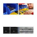 24 Bin Wall Rack Storage Tools Steel Board Organizer