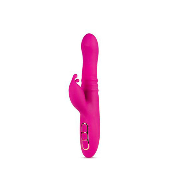 24 Cm Lush Kira Pink Usb Rechargeable Thrusting Rabbit Vibrator