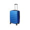 24 Inch Luggage Suitcase Trolley Travel Packing Lock Hard Shell Blue
