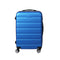 24 Inch Luggage Suitcase Trolley Travel Packing Lock Hard Shell Blue
