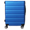 24 Inch Luggage Suitcase Trolley Travel Packing Lock Hard Shell Blue