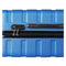24 Inch Luggage Suitcase Trolley Travel Packing Lock Hard Shell Blue