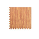 24 Pcs Floor Mats Wood Grain Eva Foam
