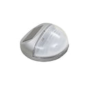 24 Pcs Outdoor Solar Wall Lamps Led Round Silver