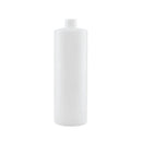 250Ml Hdpe Clear Round Bottle Empty Plastic White Screw Food Storage