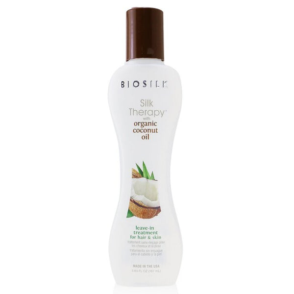 Biosilk Silk Therapy With Coconut Oil Leave In Treatment For Hair And Skin 167Ml