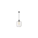 25 Cm Single Clear Glass Pendant