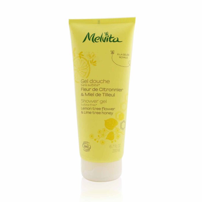 Melvita Lemon Tree Flower And Lime Tree Honey Shower Gel 200ml