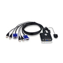 Aten Cs22U At 2 Port Usb Vga Cable Kvm Switch