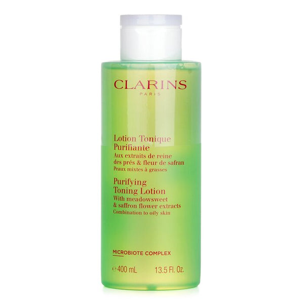 Clarins Purifying Toning Lotion With Meadowsweet And Saffron Flower Extracts Combination To Oily Skin 400ml