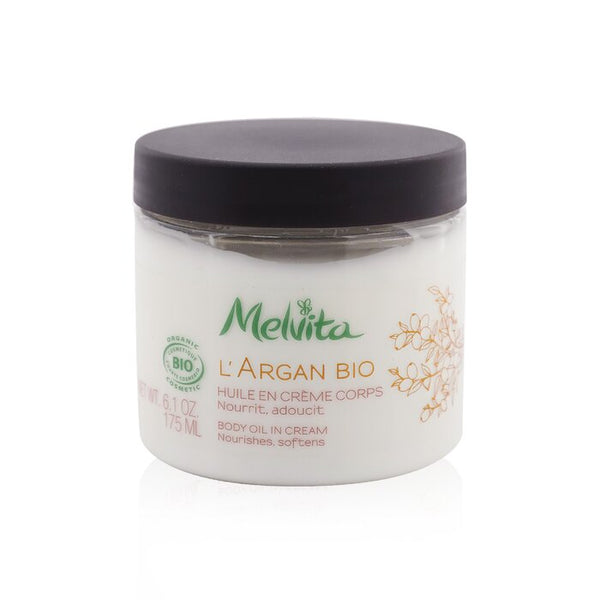 Melvita L Argan Bio Body Oil In Cream Nourishes And Softens 175ml