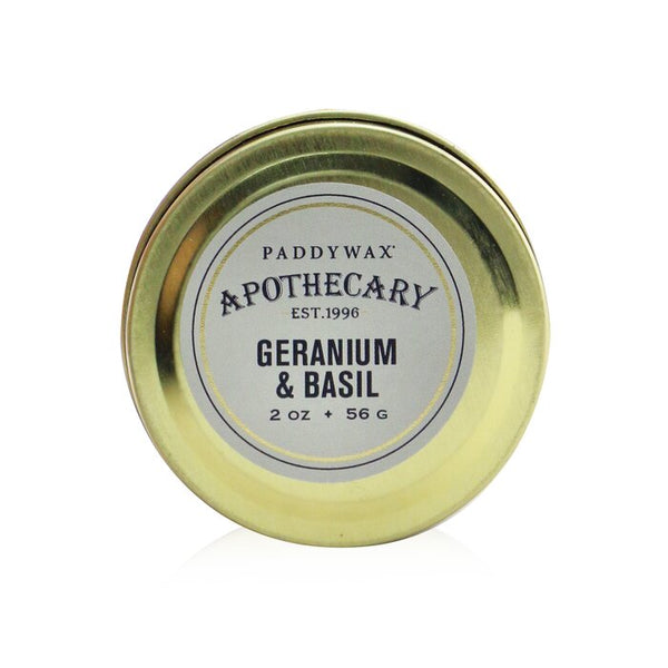 Paddywax Apothecary Candle Geranium And Basil 56G