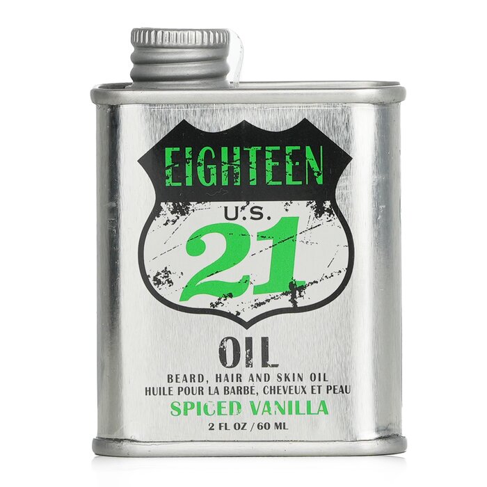 1821 Man Made Beard Hair and Skin Oil Spiced Vanilla 60ml