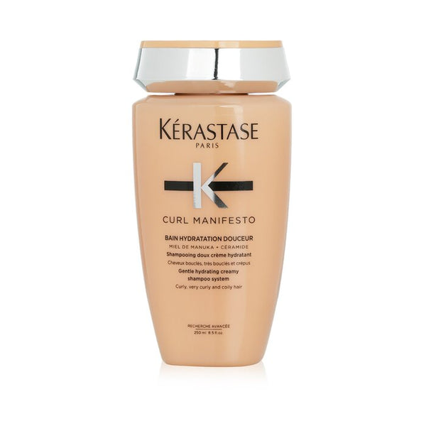 Kerastase Curl Manifesto Bain Hydratation Douceur Gentle Hydrating Creamy Shampoo For Curly Very Curly And Coily Hair 250Ml