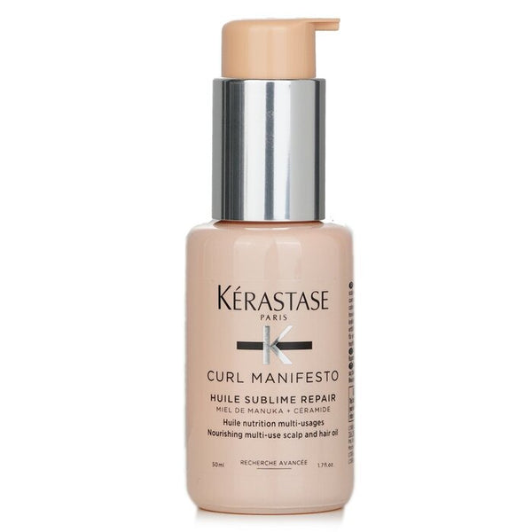 Kerastase Curl Manifesto Huile Sublime Repair Nourishing Multi Use Hair And Scalp Oil For Very Curly And Coily Hair 50Ml