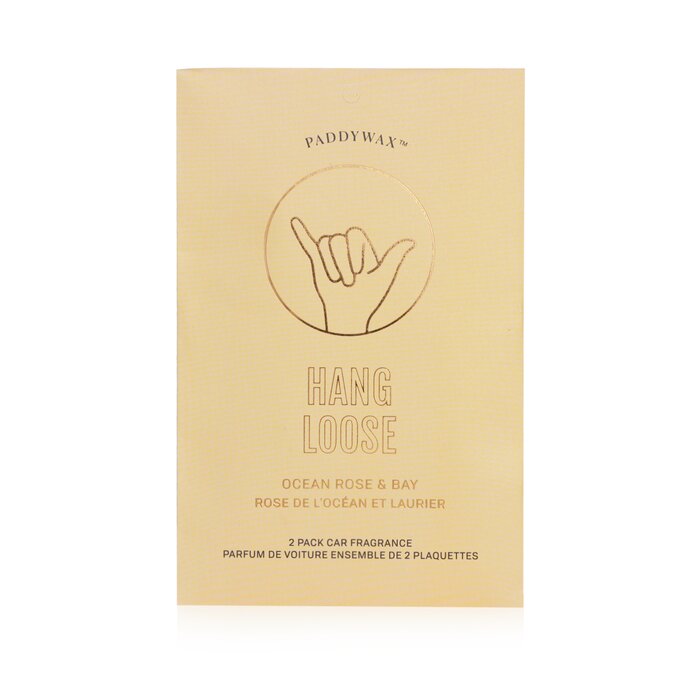Paddywax Impressions Car Fragrance Hang Loose 2Packs