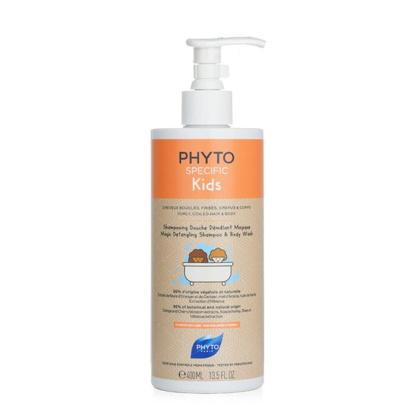 Phyto Phyto Specific Kids Magic Detangling Shampoo And Body Wash Curly Coiled Hair And Body For Children 3 Years 400Ml