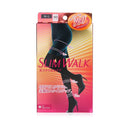 Slimwalk Compression Tights Stepped Pressure Design Black Size M To L 1Pair