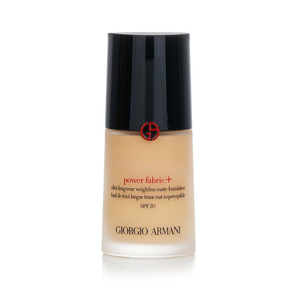 Giorgio Armani Power Fabric And Ultra Longwear Weightless Matte Foundation Spf 20 Number 2