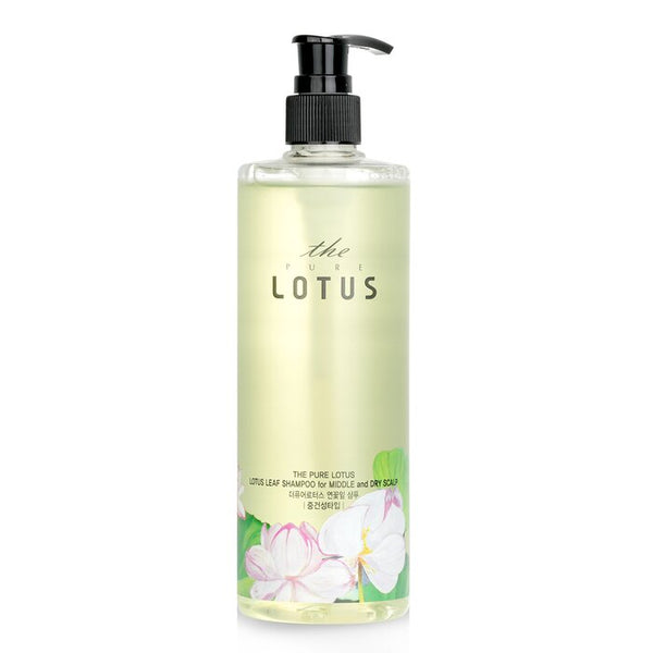 The Pure Lotus Lotus Leaf Shampoo For Middle And Dry Scalp 420Ml