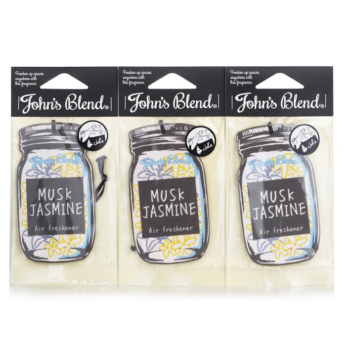 Johns Blend Air Freshener Musk Jasmine 3Pcs