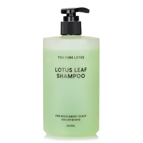 The Pure Lotus Lotus Leaf Shampoo For Middle And Dry Scalp 450Ml
