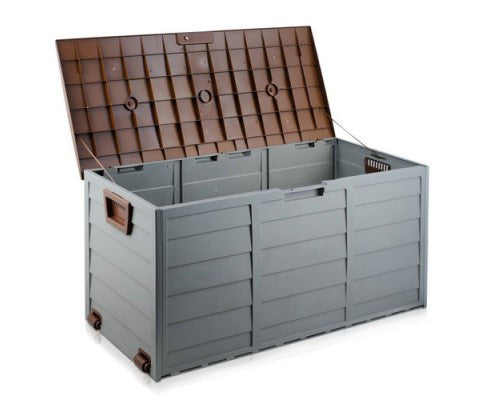 290L Plastic Outdoor Storage Box Container Weatherproof