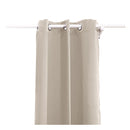 2 Blockout Curtains Panels 3 Layers Eyelet Room Darkening Beige