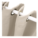 2 Blockout Curtains Panels 3 Layers Eyelet Room Darkening Beige