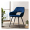 Set Of 2 Caitlee Dining Chairs Kitchen Chairs Velvet Upholstered