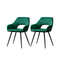Set Of 2 Caitlee Dining Chairs Kitchen Chairs Velvet Upholstered