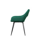 Set Of 2 Caitlee Dining Chairs Kitchen Chairs Velvet Upholstered