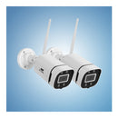 3Mp Wireless Cctv Security Camera System Wifi Outdoor 2 Cameras Set