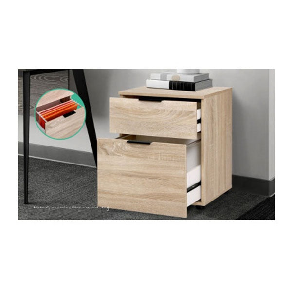 2 Drawer Filing Cabinet Office Shelves Storage Drawers