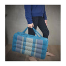 2 Fold Meditation Cushion Yoga Mat Blue