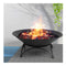 2 IN 1 Portable Steel Fire Pit Bowl 70cm