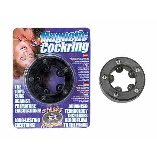 Magnetic Black Cock Ring