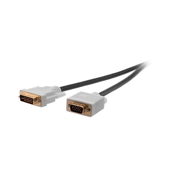 2M Dvi Plug To Vga Plug Lead