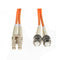 2M Lc St Om1 Multimode Fibre Optic Cable Orange