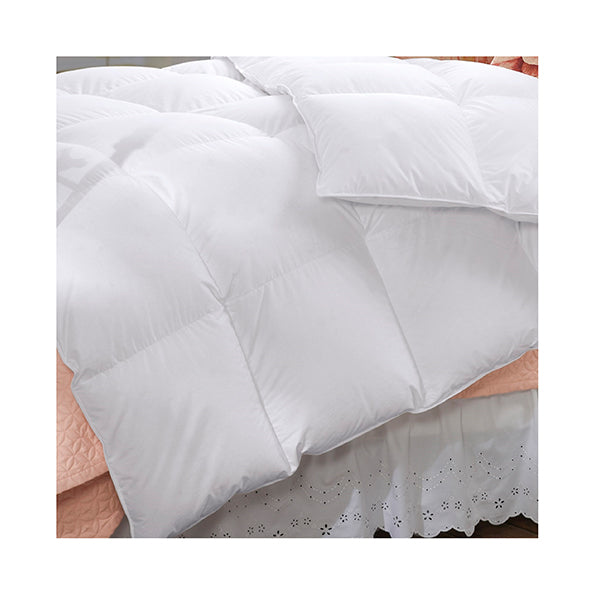 2 Pack Combo Duck Feather And Down Pillows Super King White