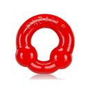 2 Pack Ultraballs Cockring Steel And Red