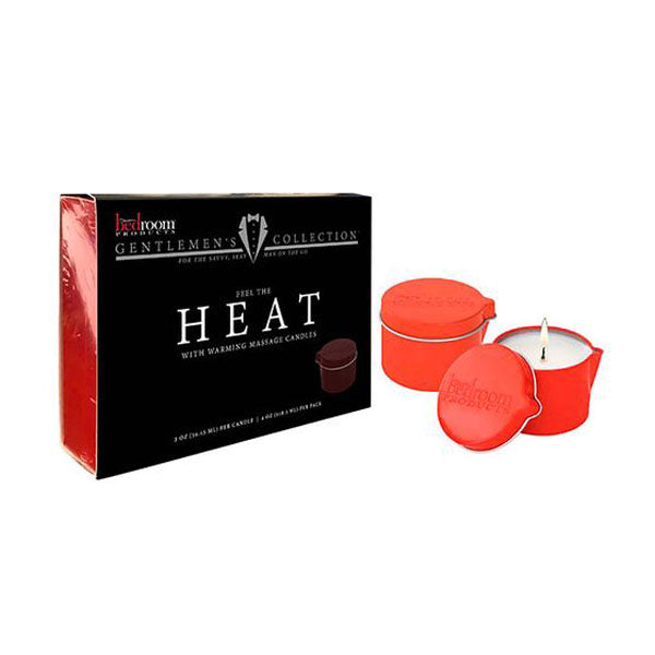 2 Packs Bedroom Products Heat Warming Massage Candles