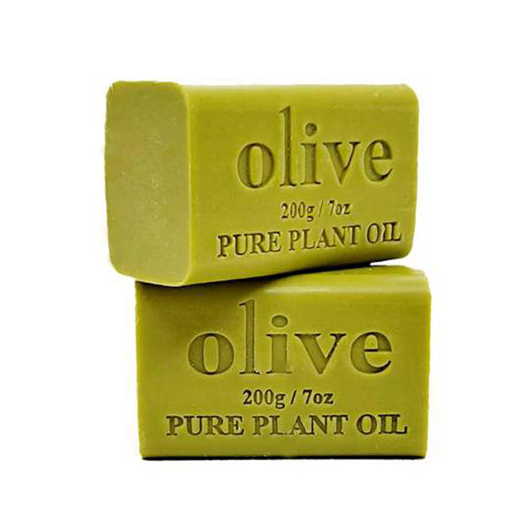 2 Pcs 200G Plant Oil Soap Olive Scent Pure Natural