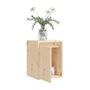 2 Pcs 30 X 30 X 40 Cm Wall Cabinets Solid Wood Pine