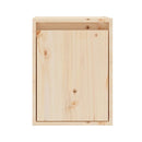 2 Pcs 30 X 30 X 40 Cm Wall Cabinets Solid Wood Pine