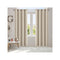 2 Pcs 3 Layers Eyelet Blockout Curtains Room Darkening